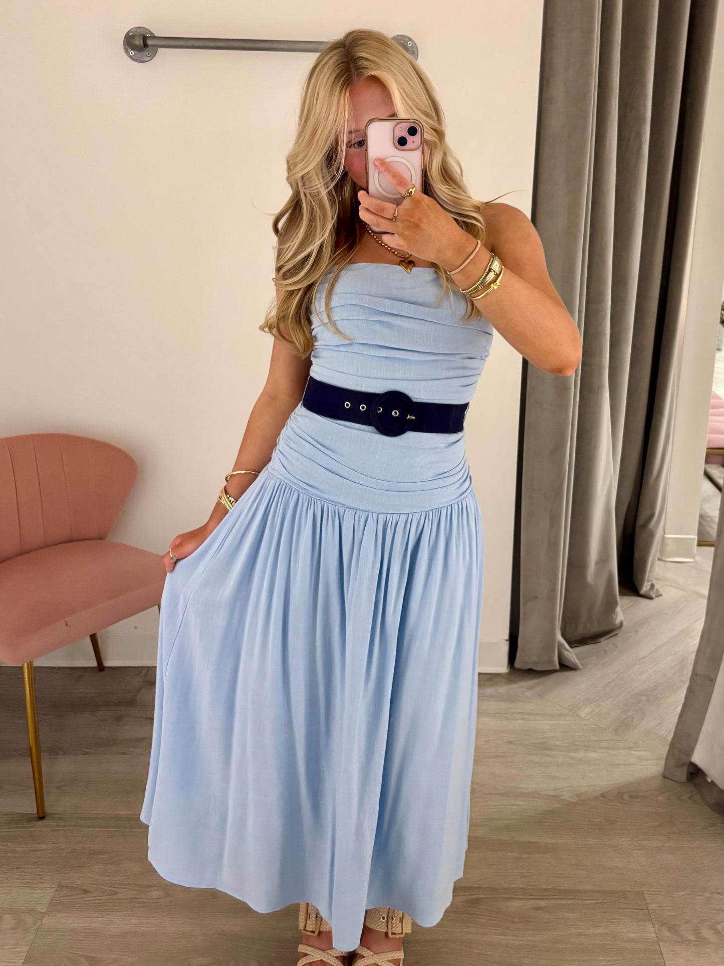 Blue Bell Coast Strapless Midi