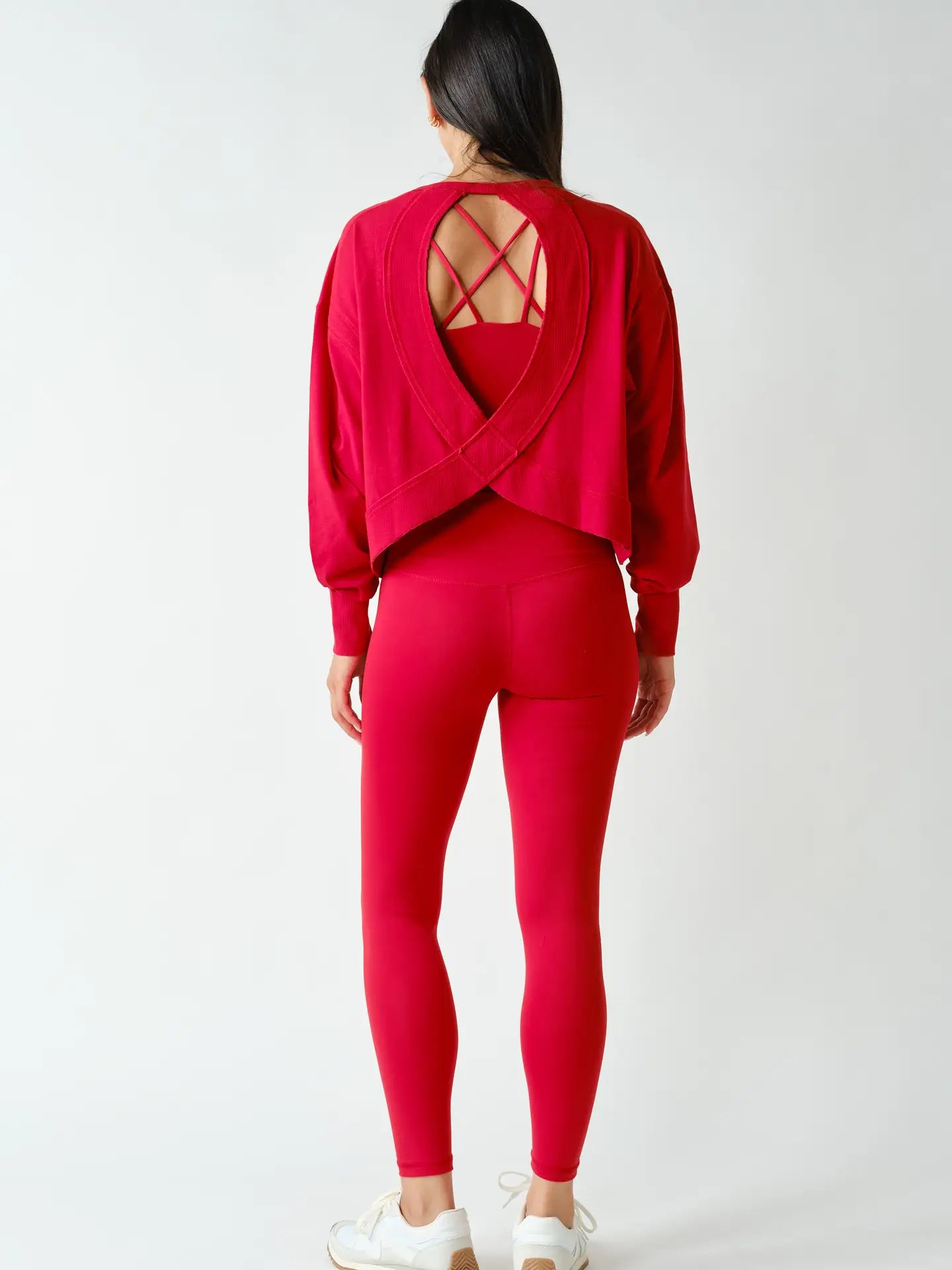 Cresent Open Back L/S Tee (2 colors)