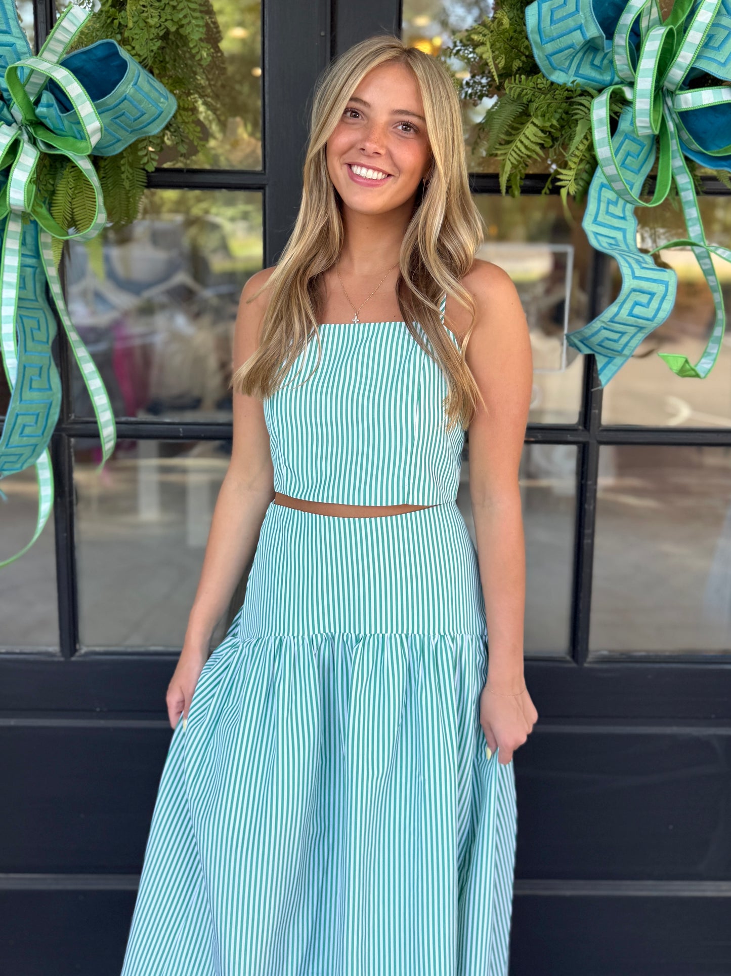 Stripes Out Crop Top