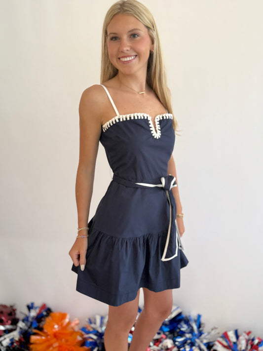 Binded Braided Detail Dress (3 colors)