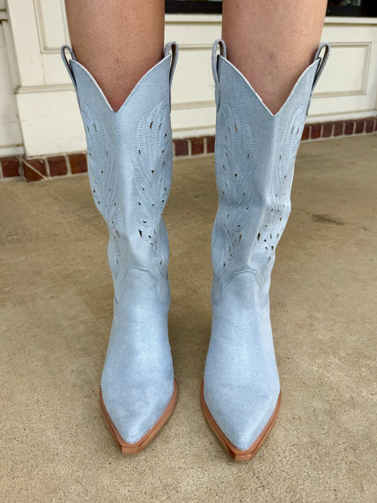 Cinderella Sparkle Cowgirl Boot