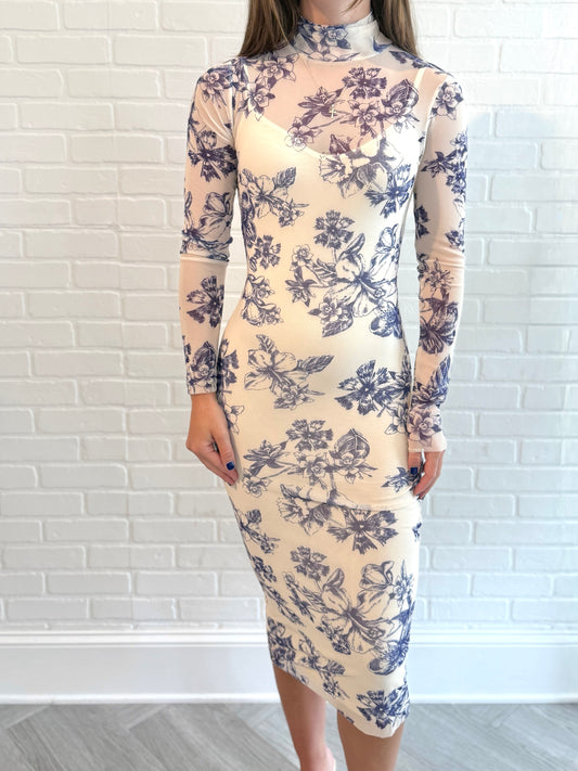 Midnight Mesh Dress