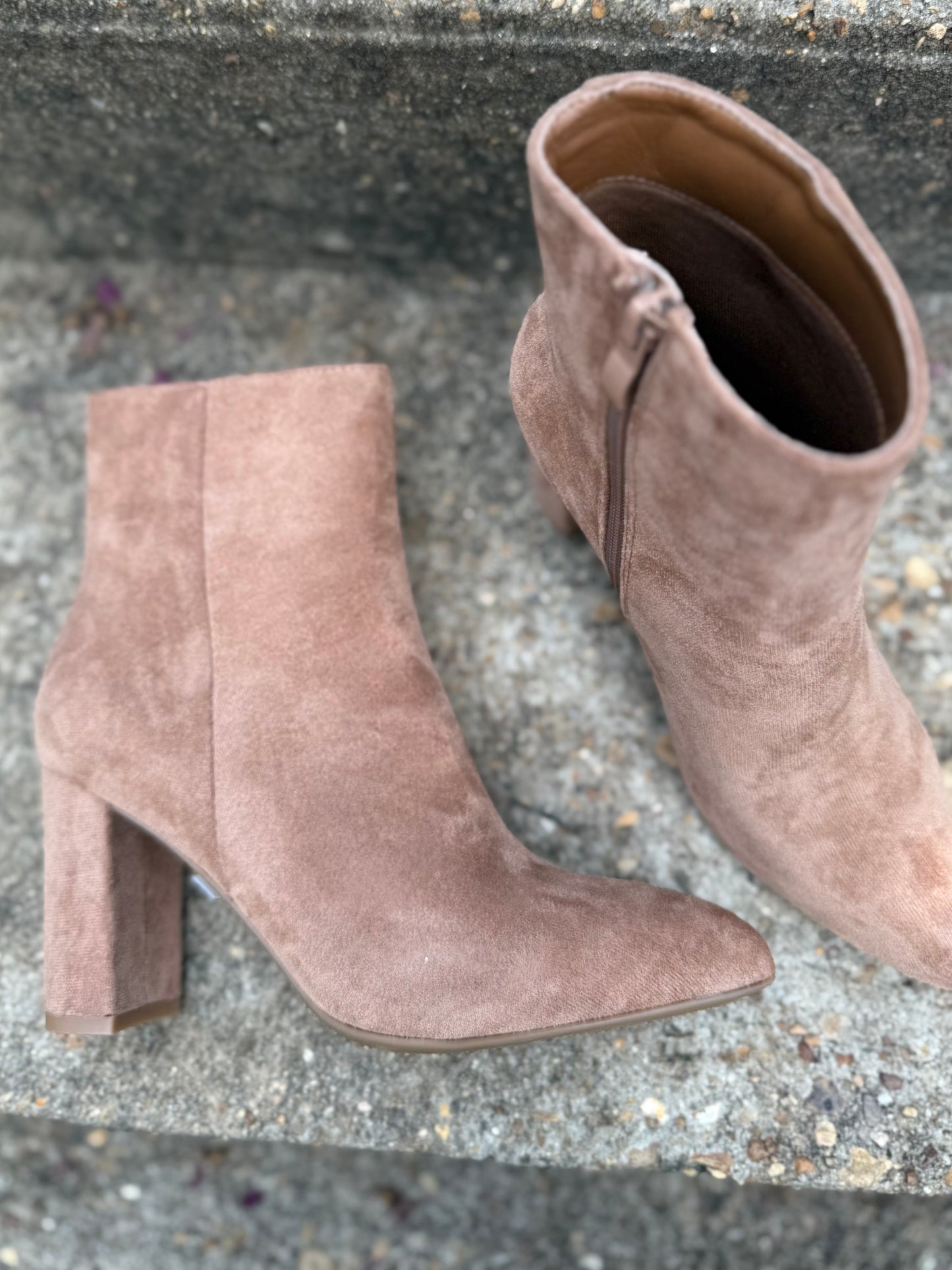 Skyelar Suede Bootie (3 colors)