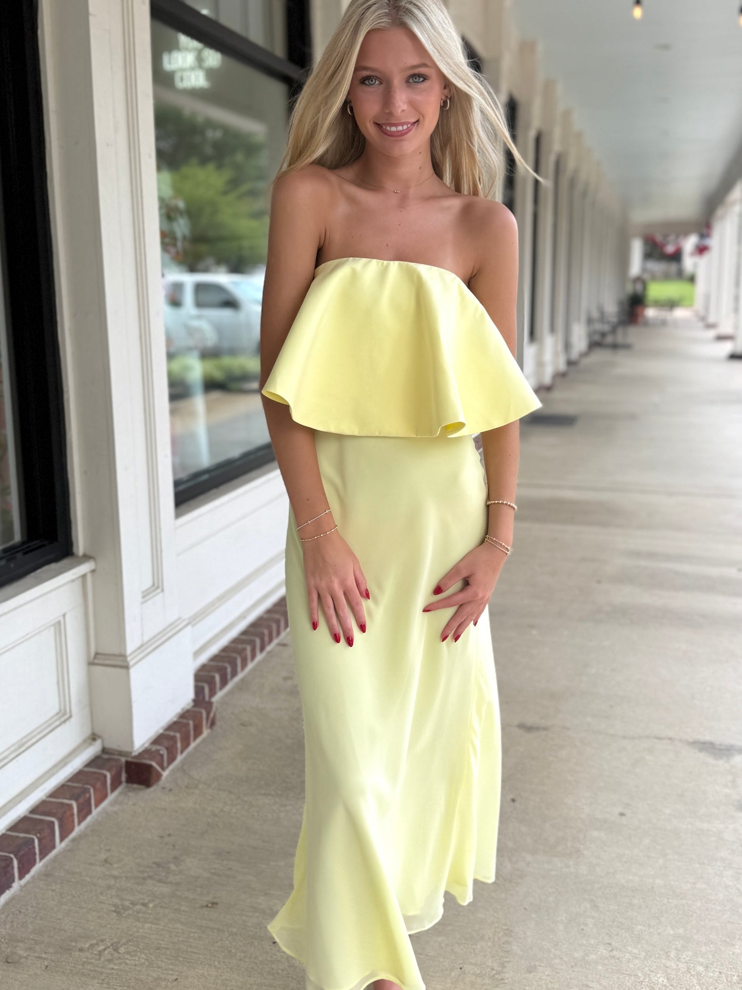 Panna Cotta Strapless Maxi