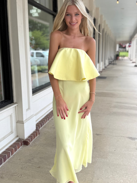Panna Cotta Strapless Maxi