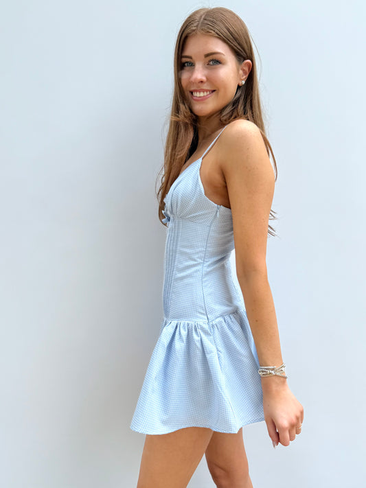 Sky Babydoll Bow Mini
