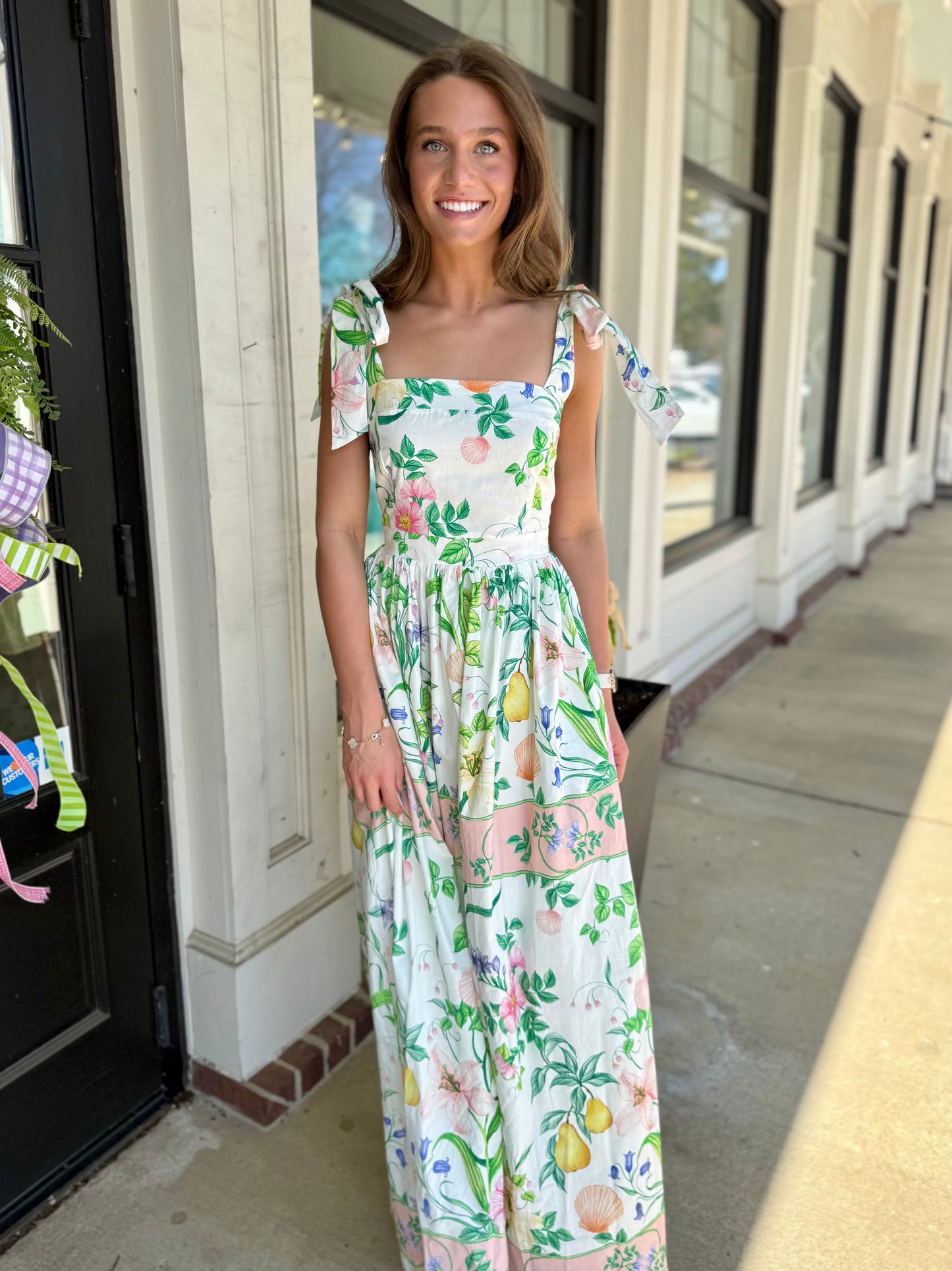 Summer Romantic Garden Maxi