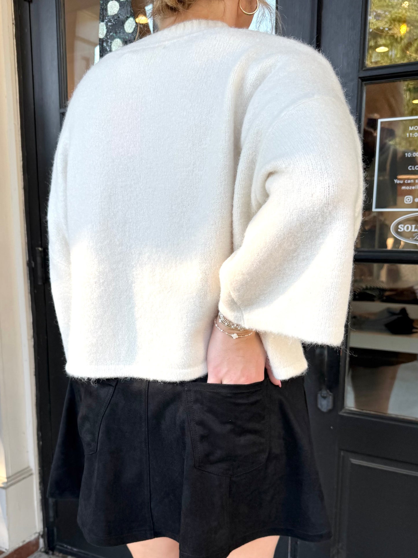 Suede Skater Skirt (2 colors)