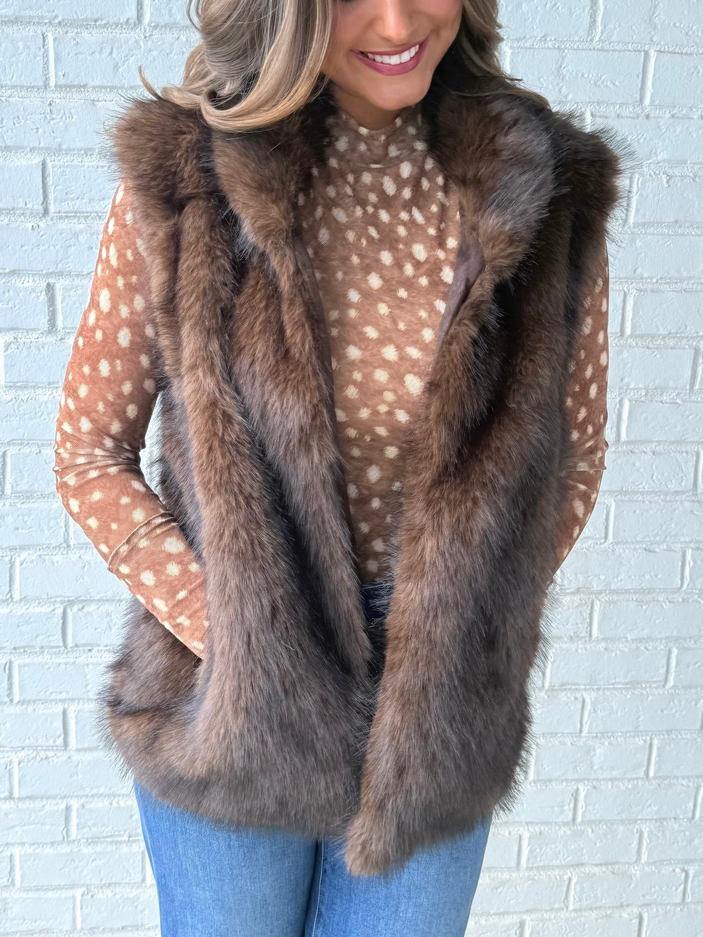 Casual Fur Vest (2 colors)