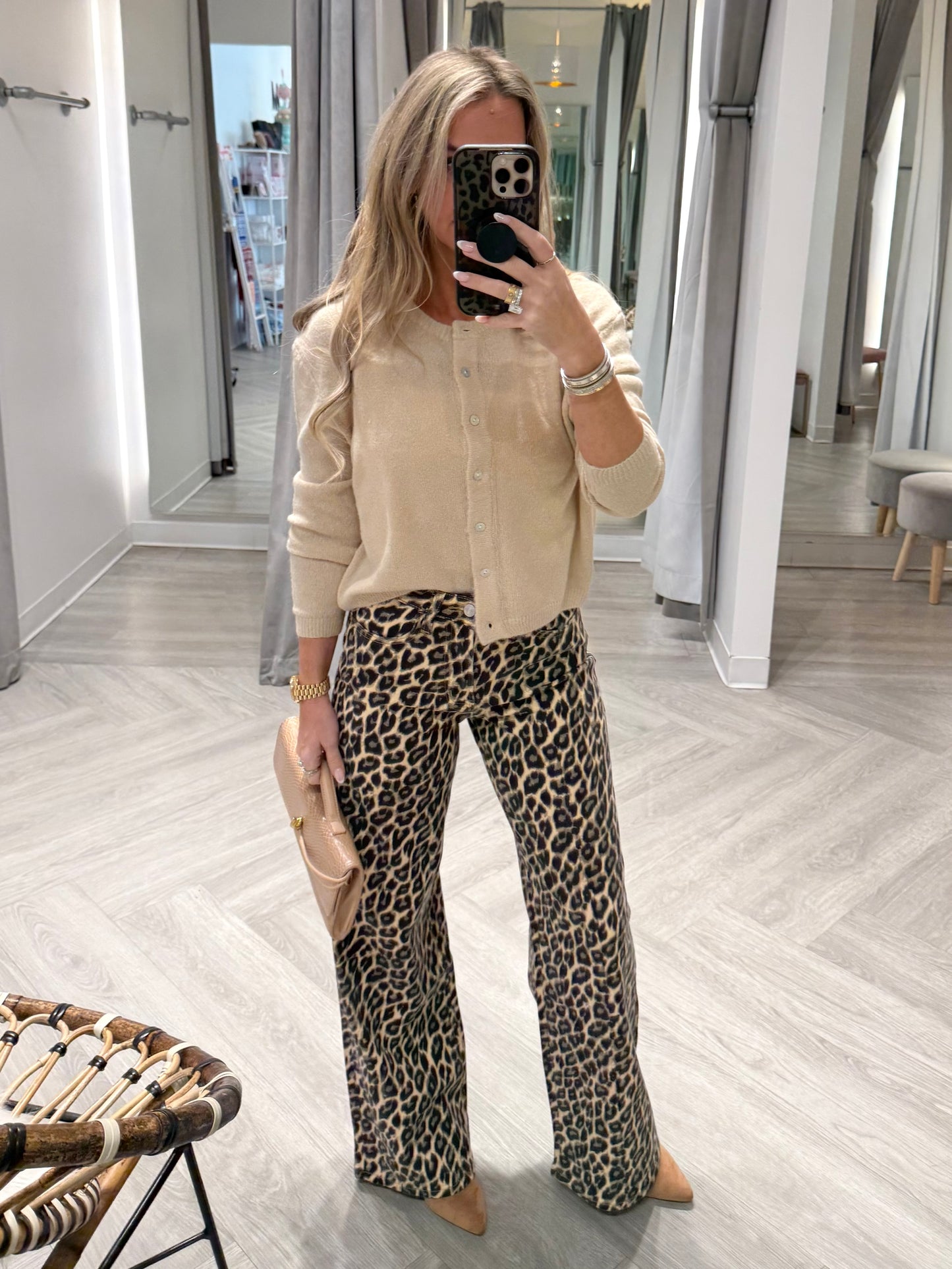 Ecru Soft Knit Cardigan