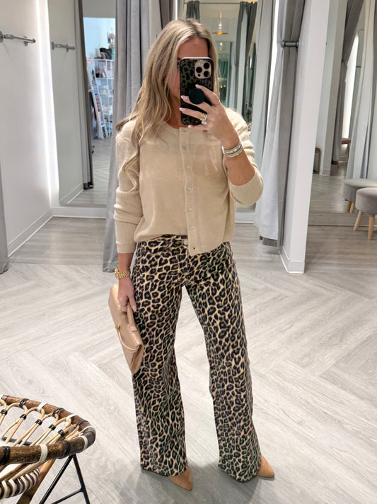 Ecru Soft Knit Cardigan