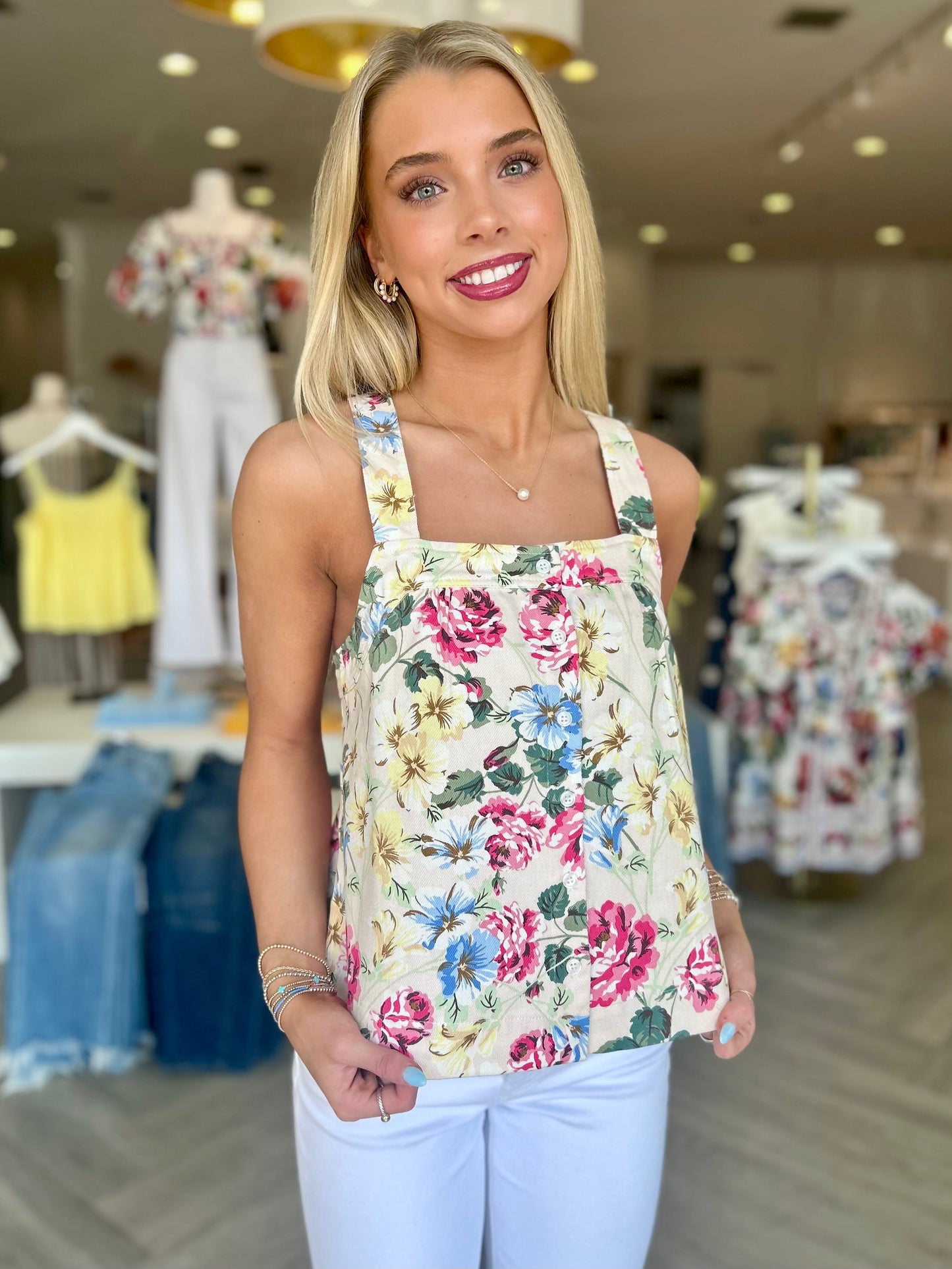 Rose Garden Crossback Top