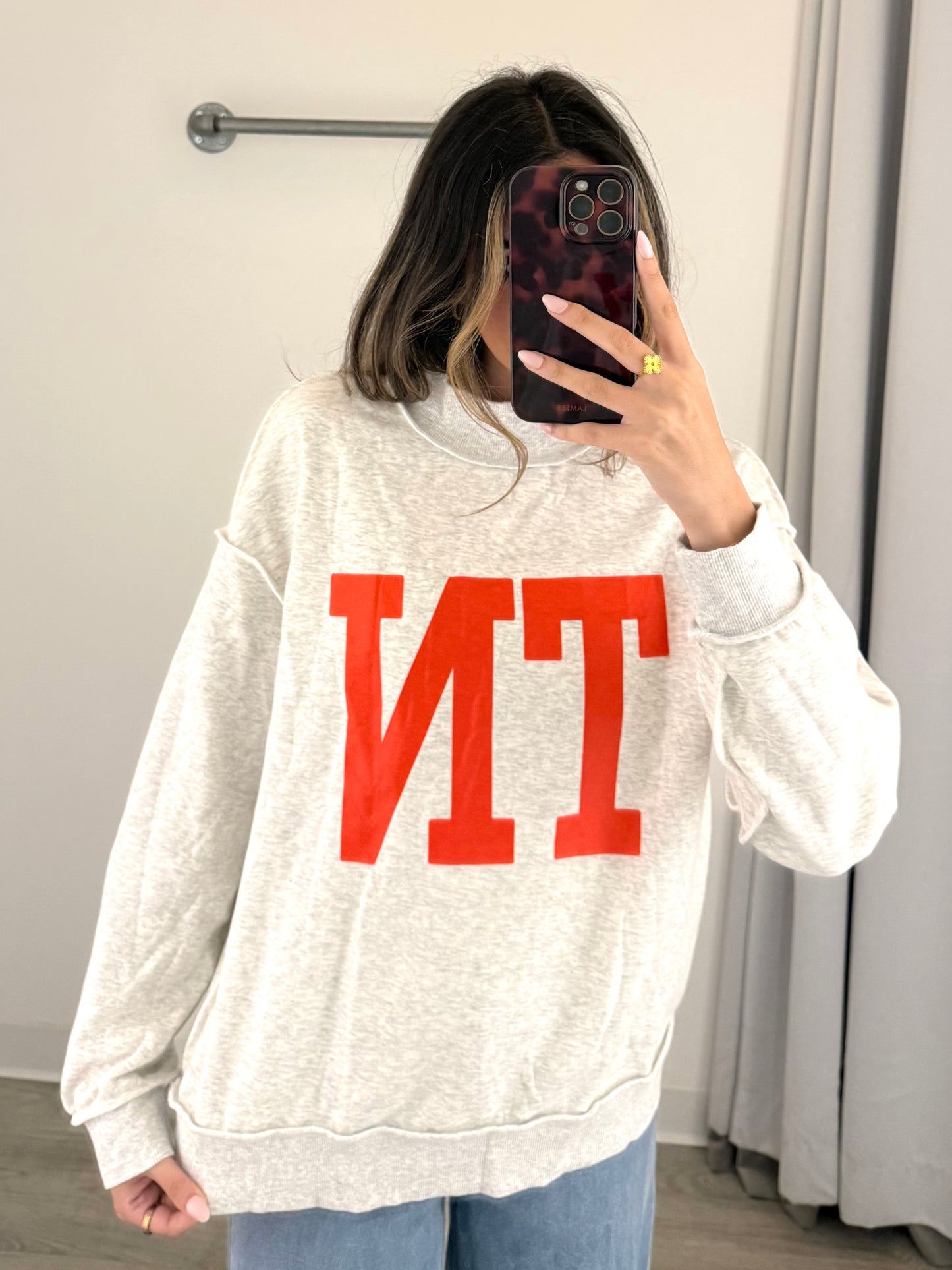 TN Reversible Mockneck Sweatshirt