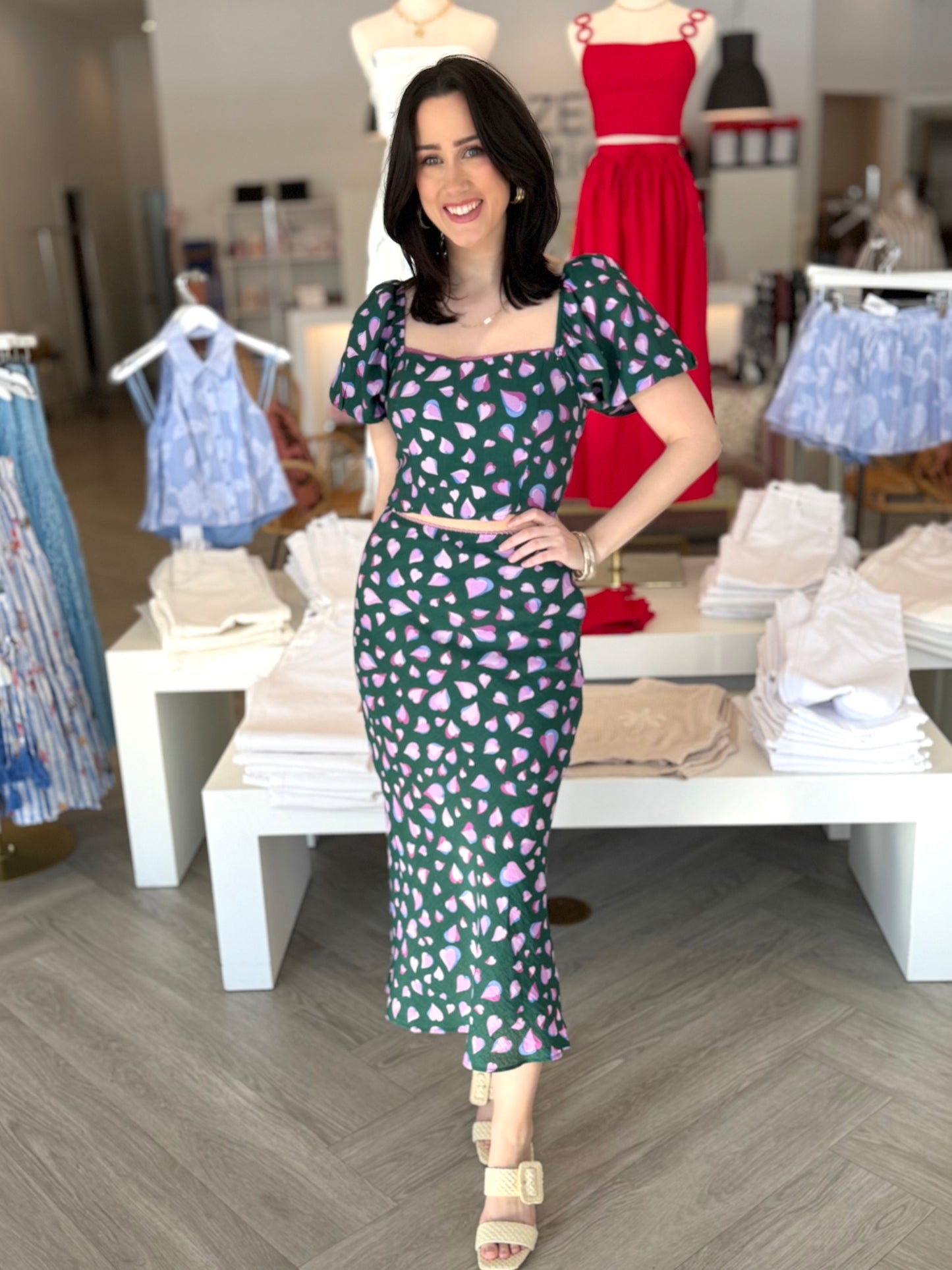 Lush Meadow Heart Skirt