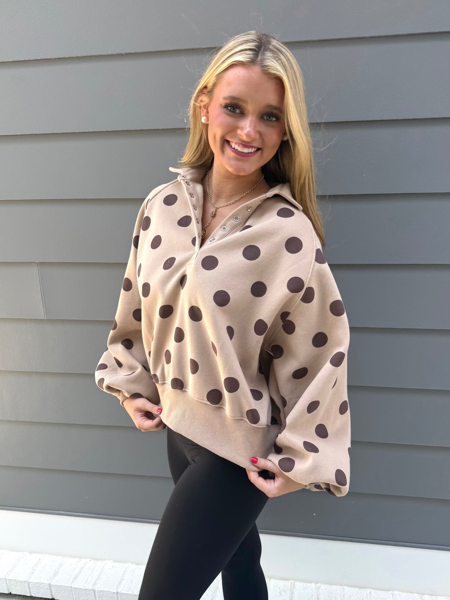 Polka Dot Piper Snap (2 colors)