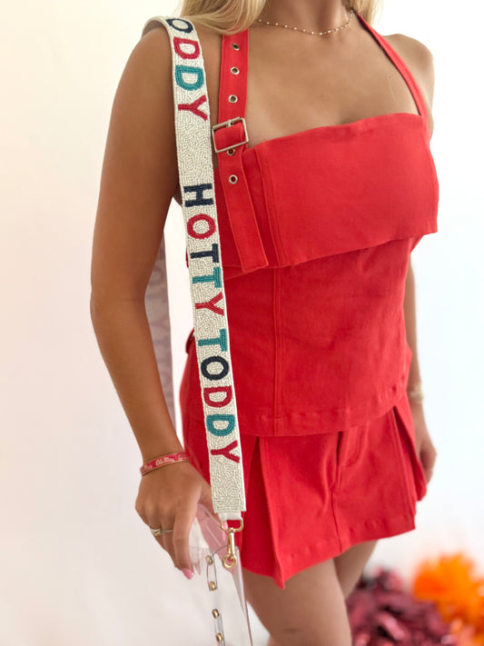 HOTTY TODDY Beaded Purse Strap