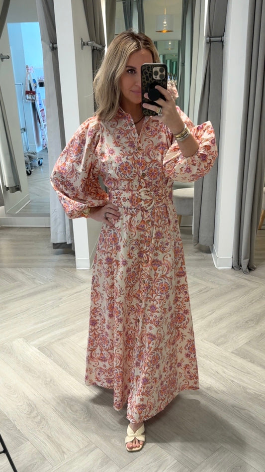 Sherbert Belted Maxi