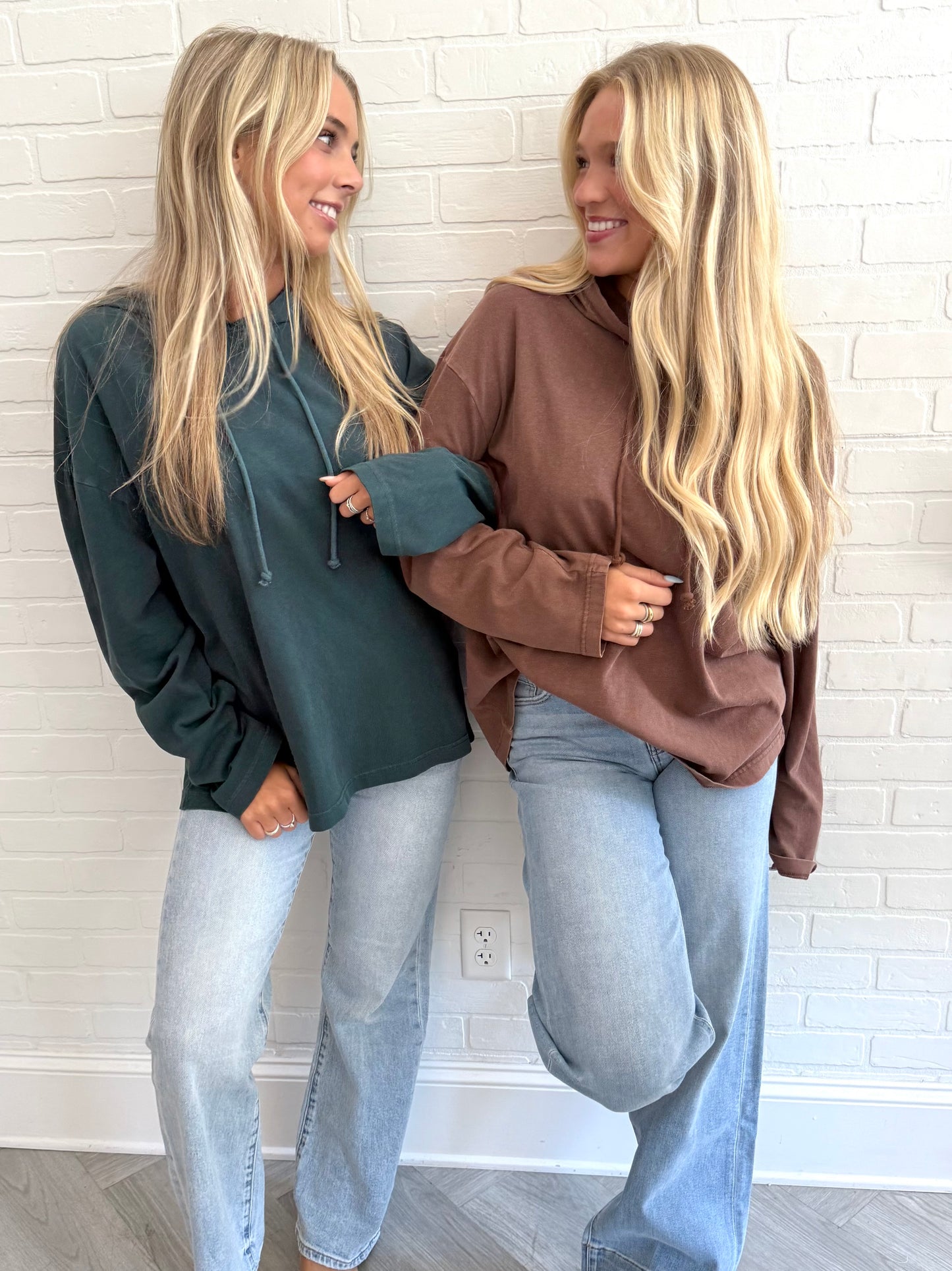 Hooded Drawstring Sweater (4 colors)