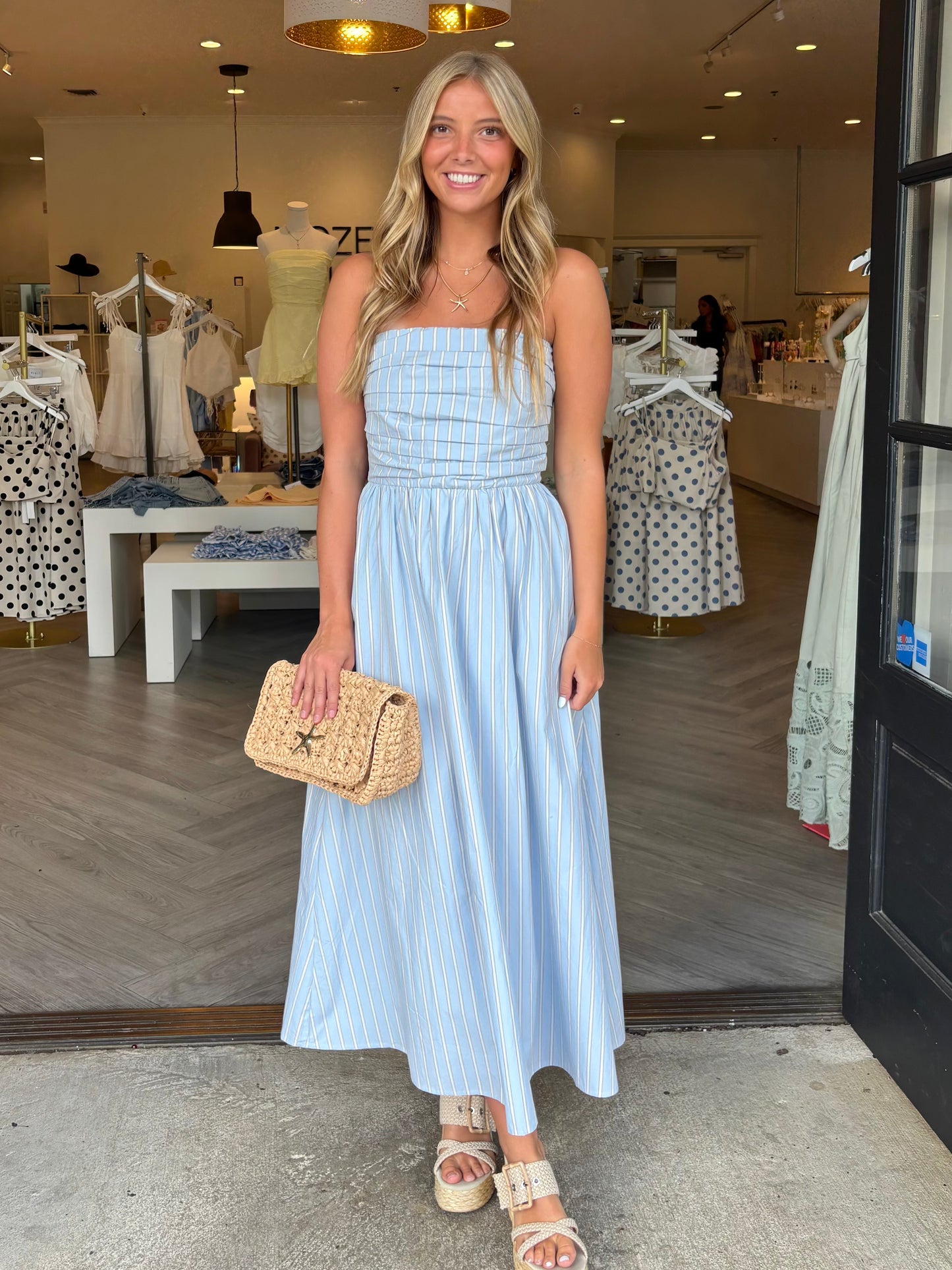 Sky Tube Striped Maxi