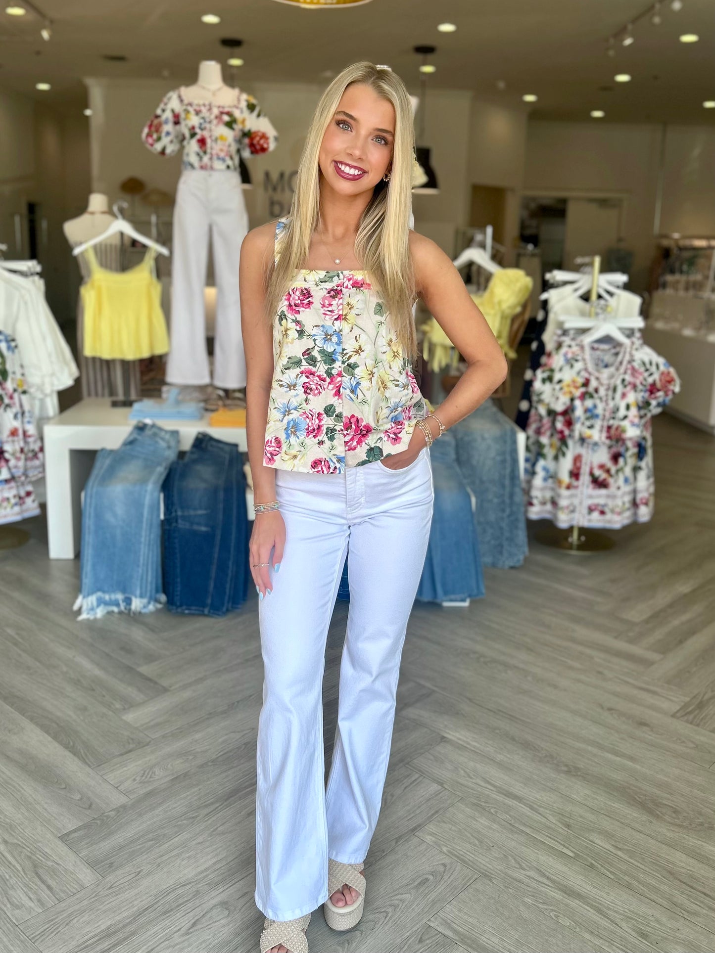 Rose Garden Crossback Top