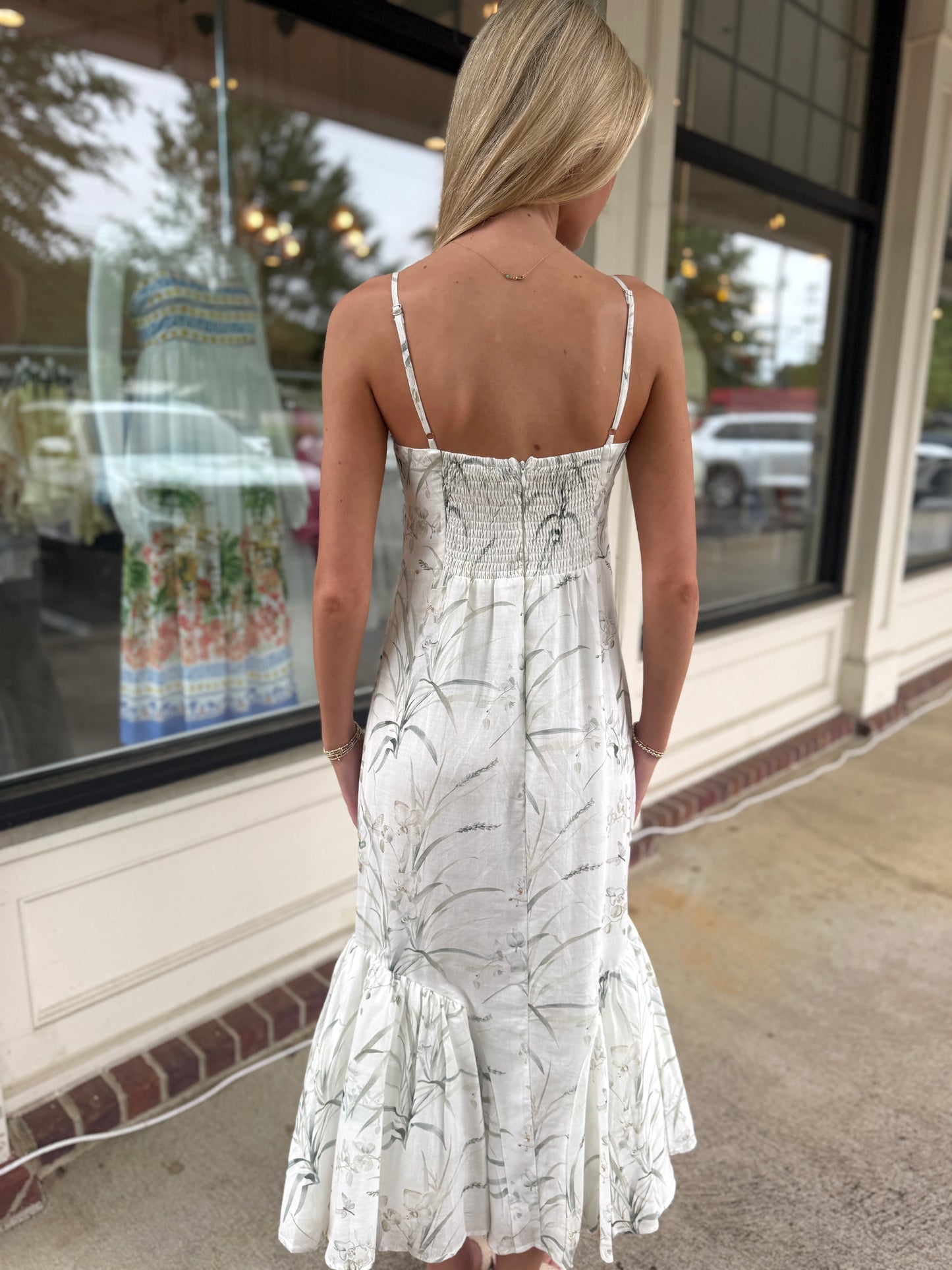 White Front Tied F&F Midi