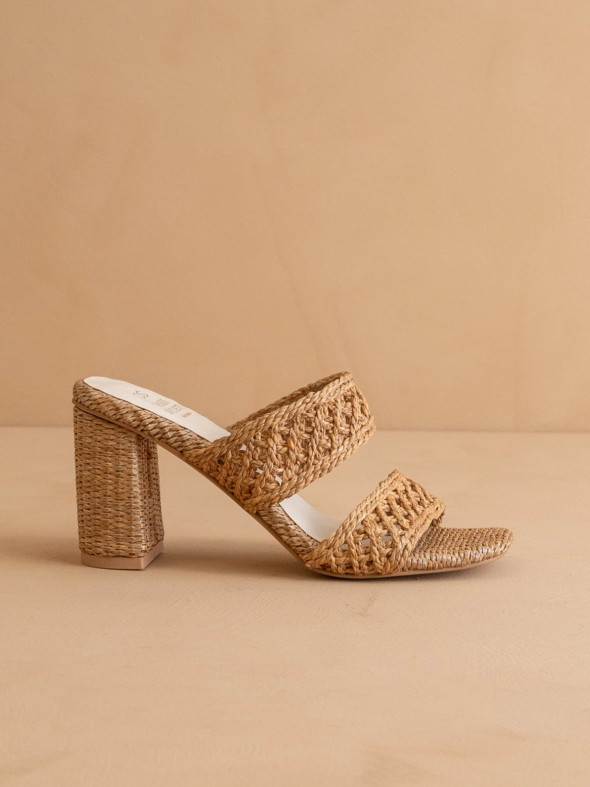 Barbara Double Band Heel in Camel