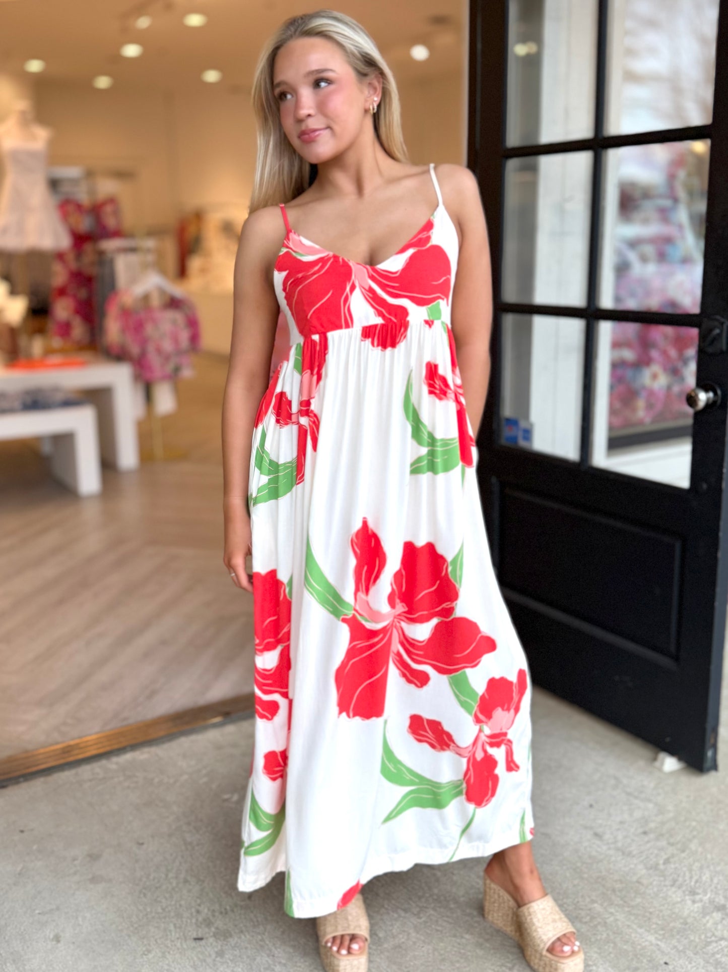 Natural Orange Poppy Maxi