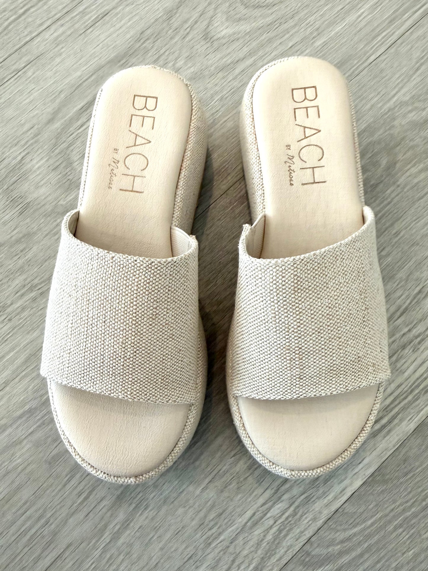 Silver Speckle Sandal