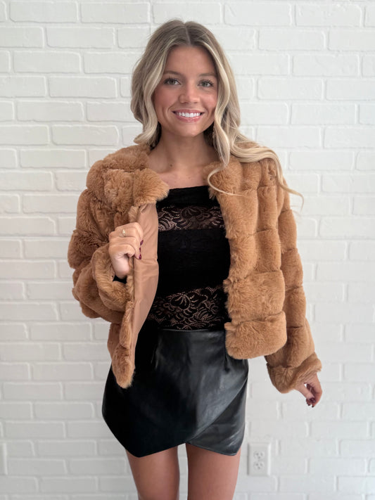 Camel Fur Jacket