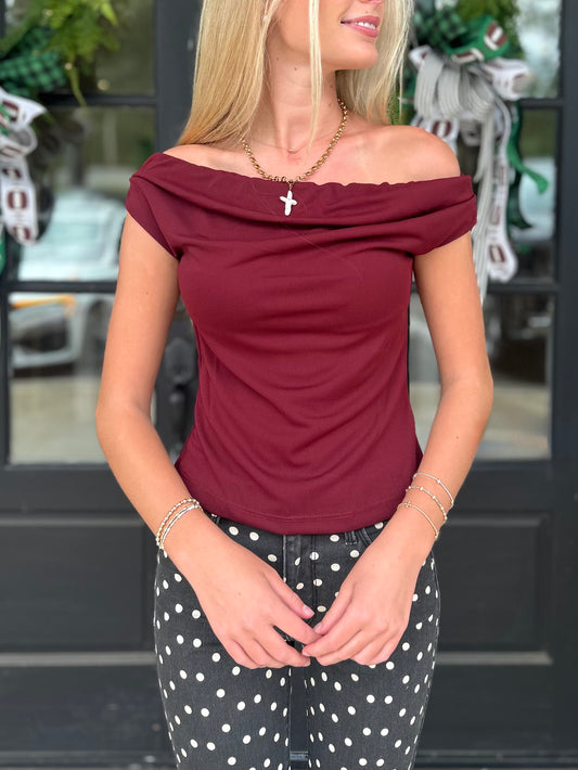 Scoop Neck O/S Top