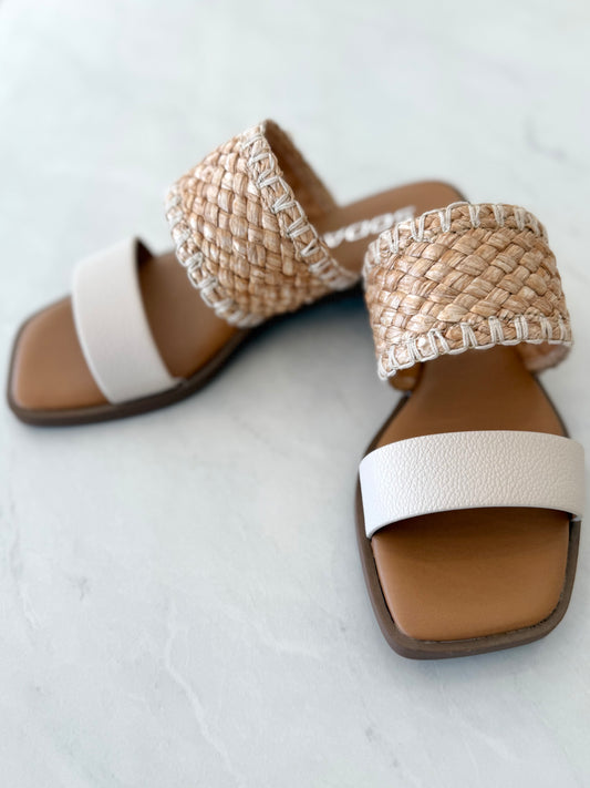 Raffia Strap Sandal