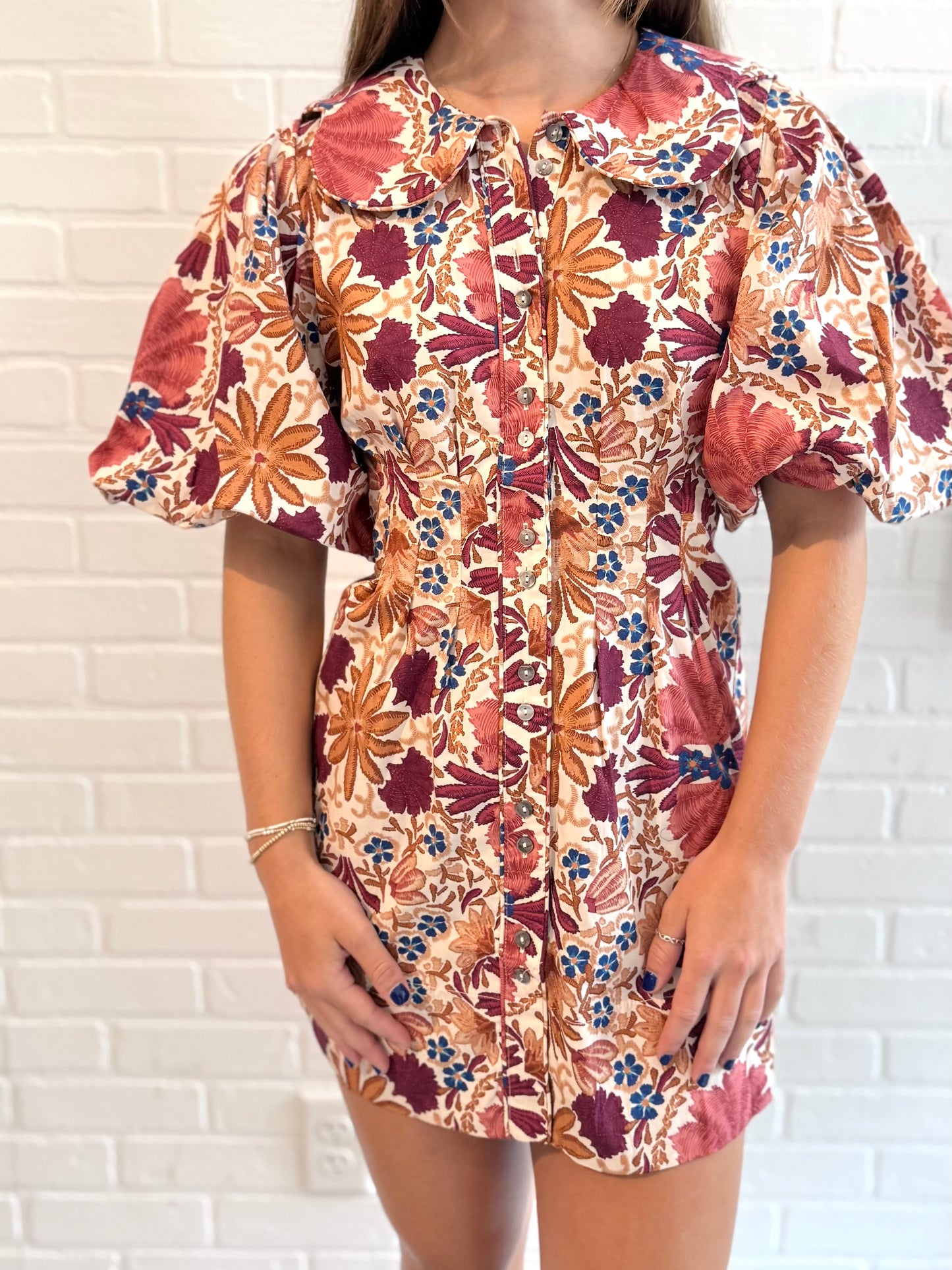 Autumn Leaves Collared Mini
