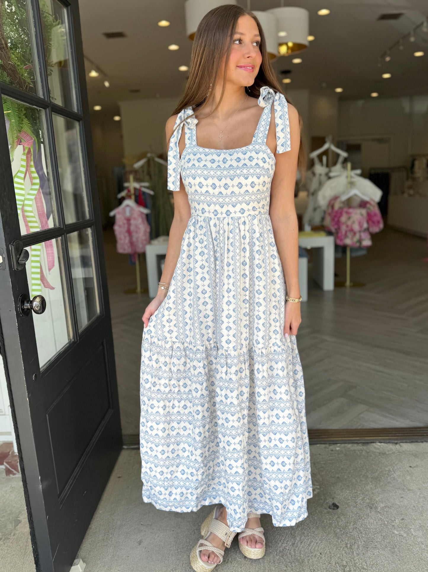 Blue Timeless Elegance Maxi