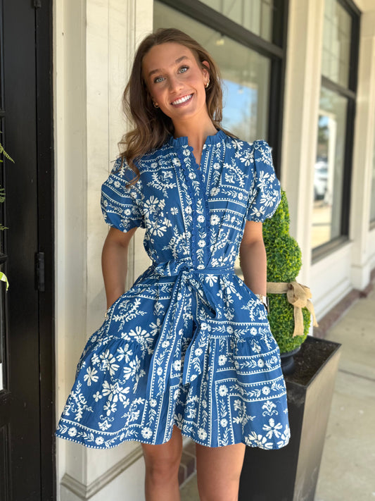 Denim Blue Bandana Mini