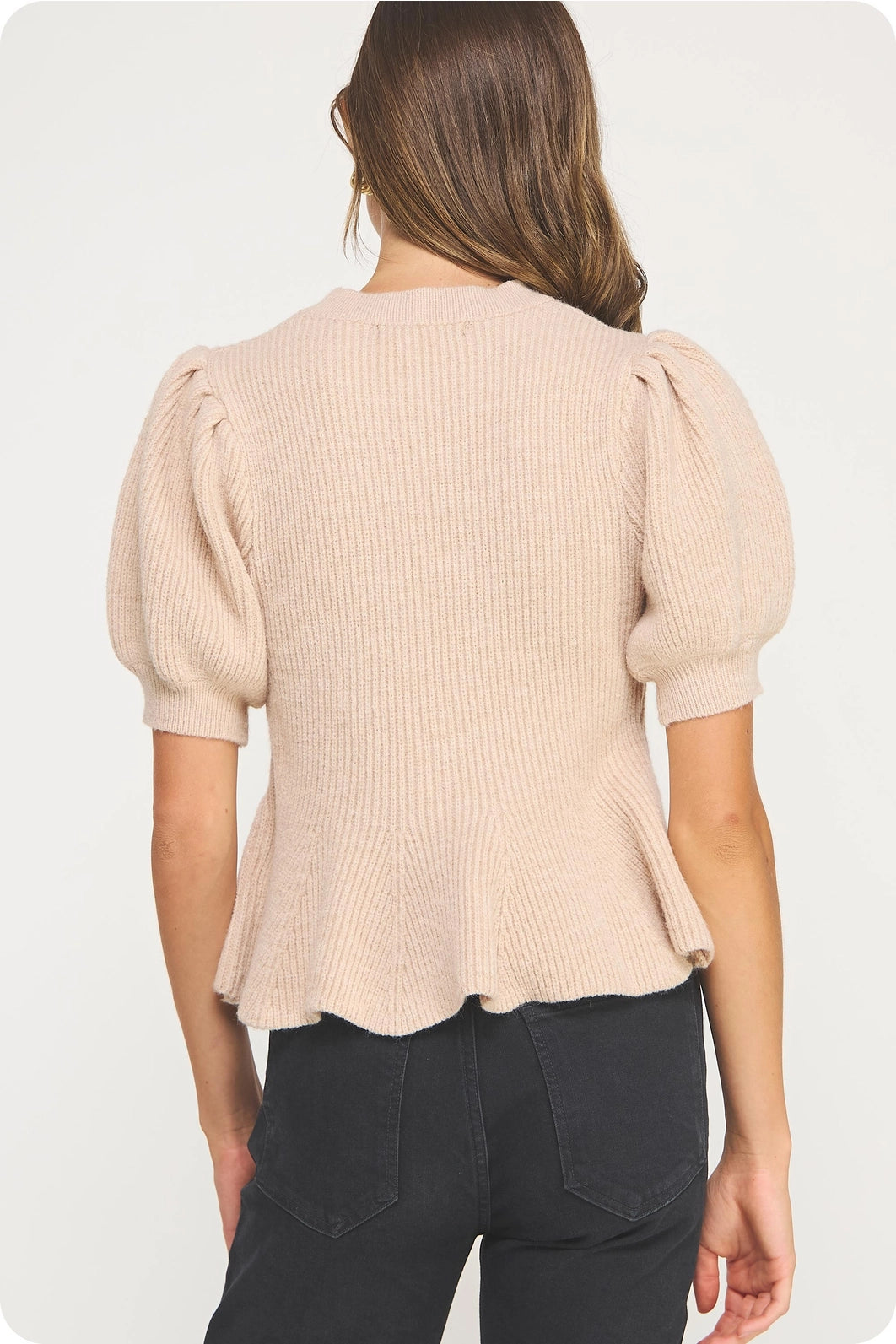 Flared Puff Sleeve Top (3 colors)