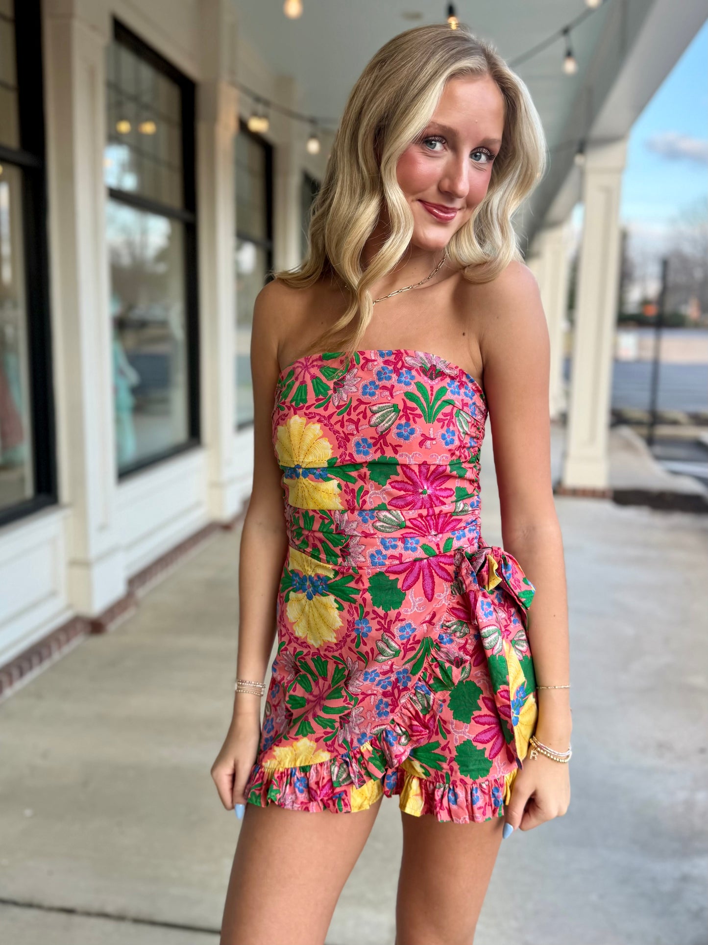 Pink Multi Bright Romper