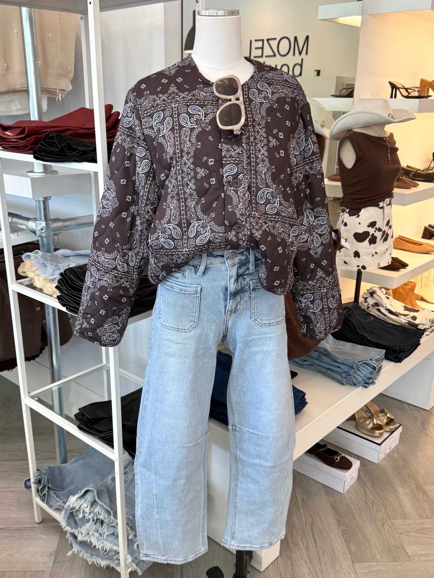 High Rise Barrel Jean