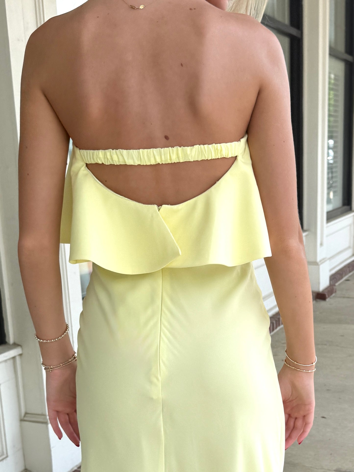 Panna Cotta Strapless Maxi