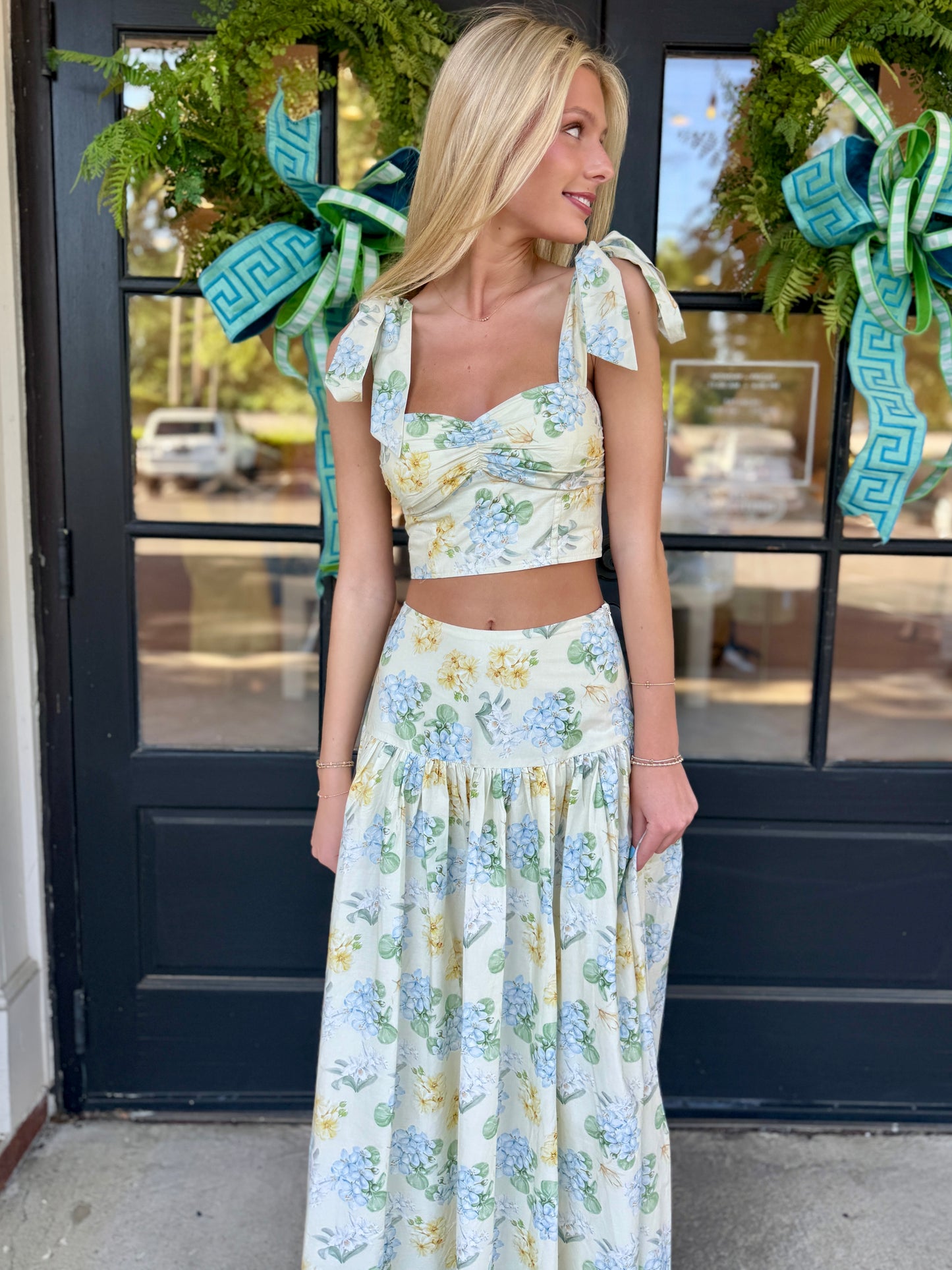Yellow Garden Party Top