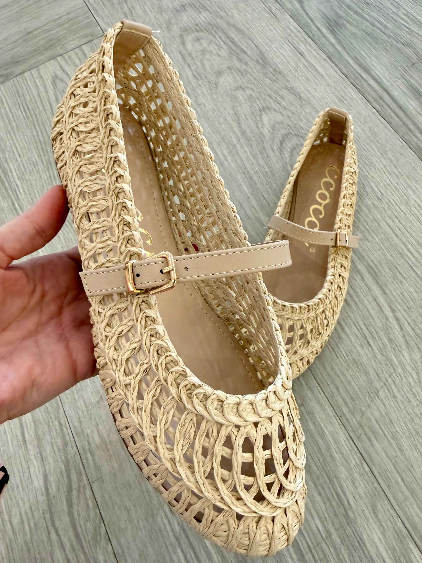 Susan Ballet Flat in Natural