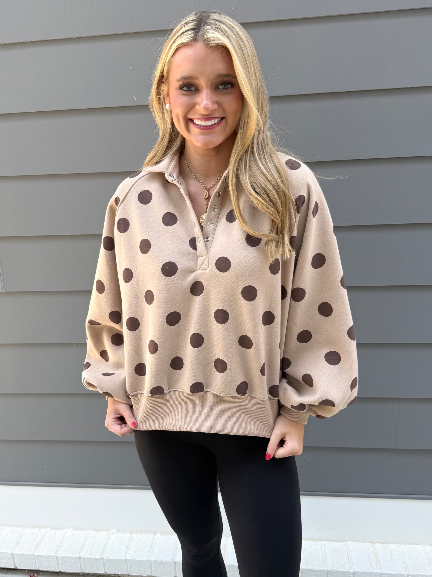Polka Dot Piper Snap (2 colors)