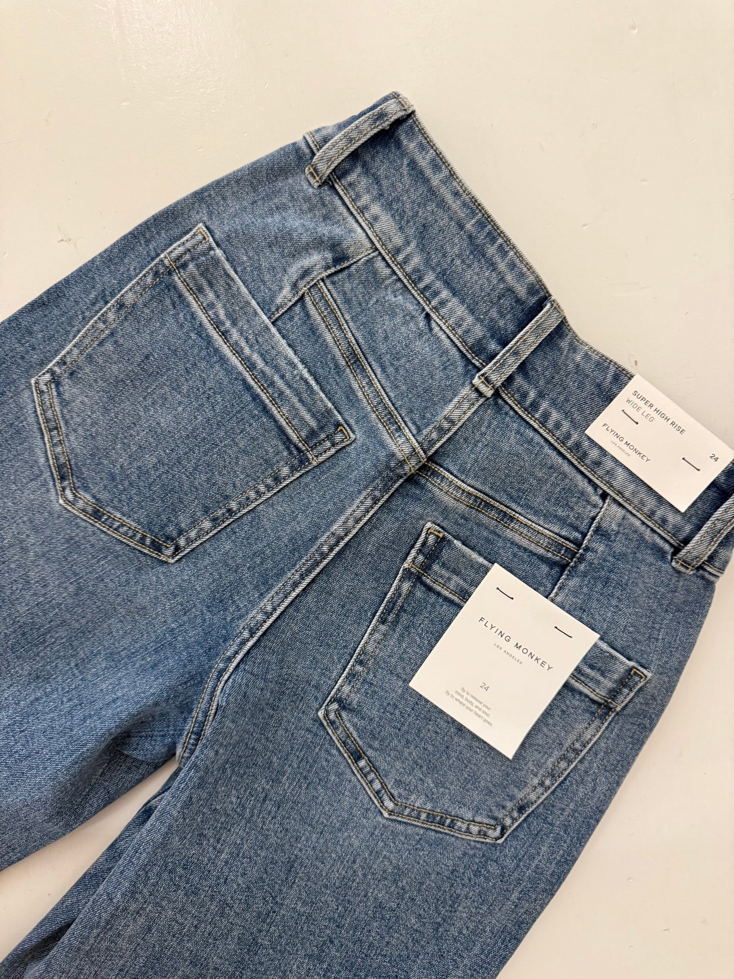 Super High Rise Hem Jean