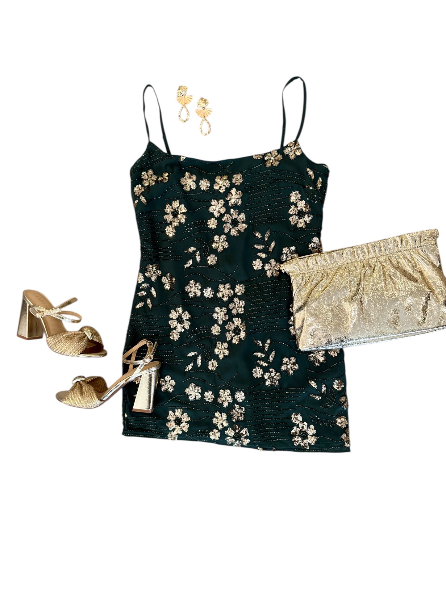 Hunter Green Jewel Trim Mini