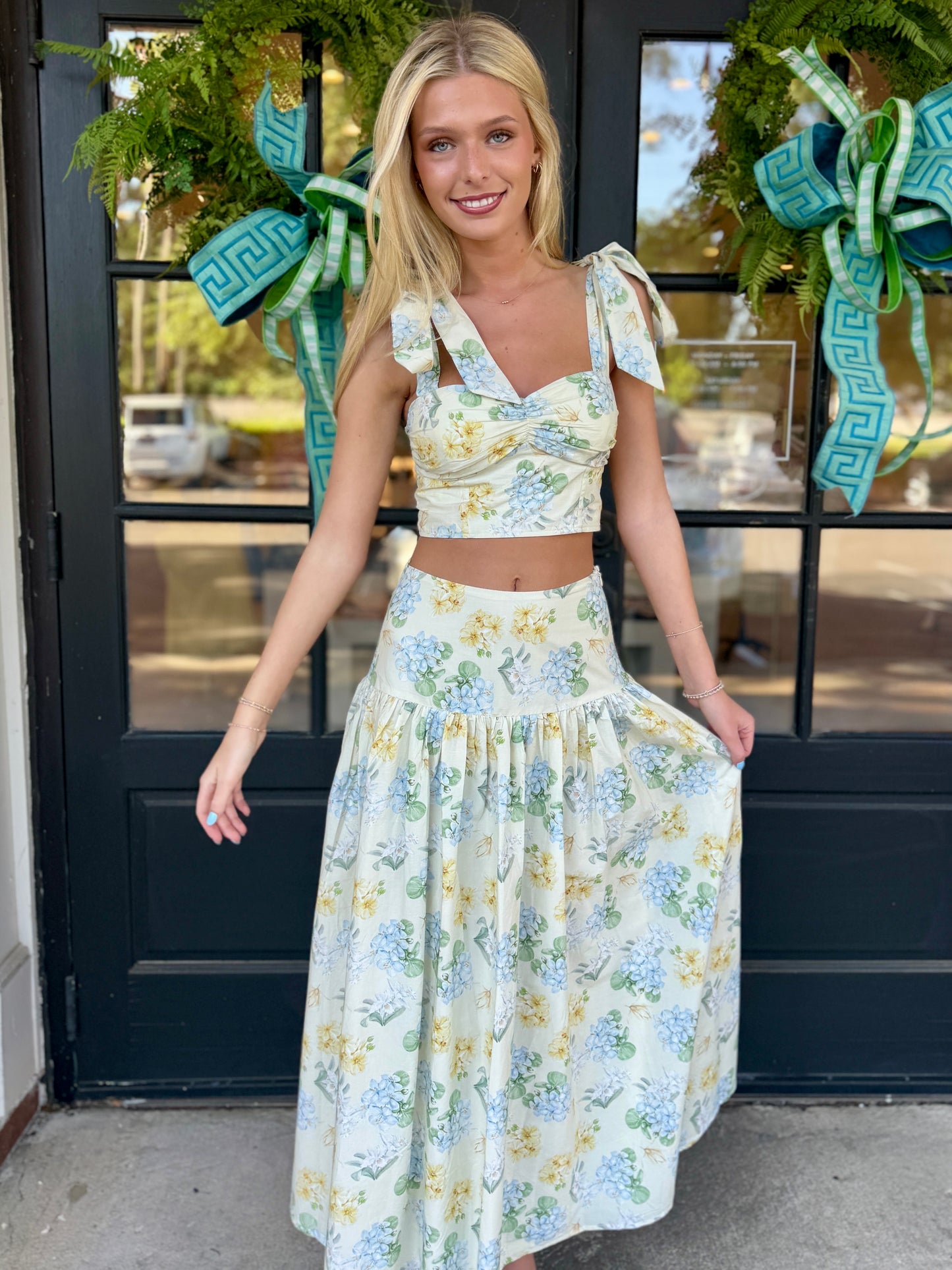 Yellow Garden Skirt