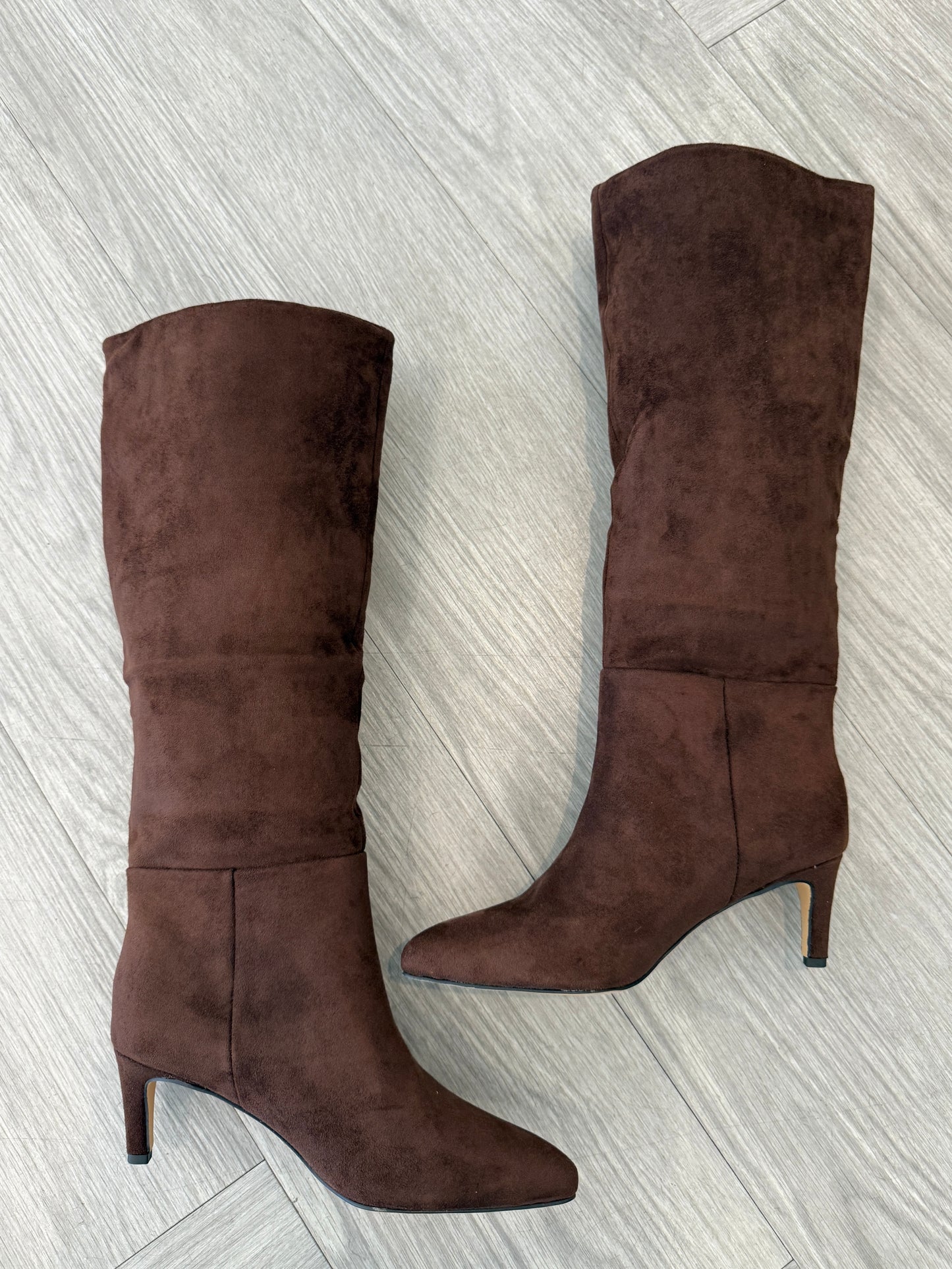 Stiletto Suede Knee High Boot (3 colors)