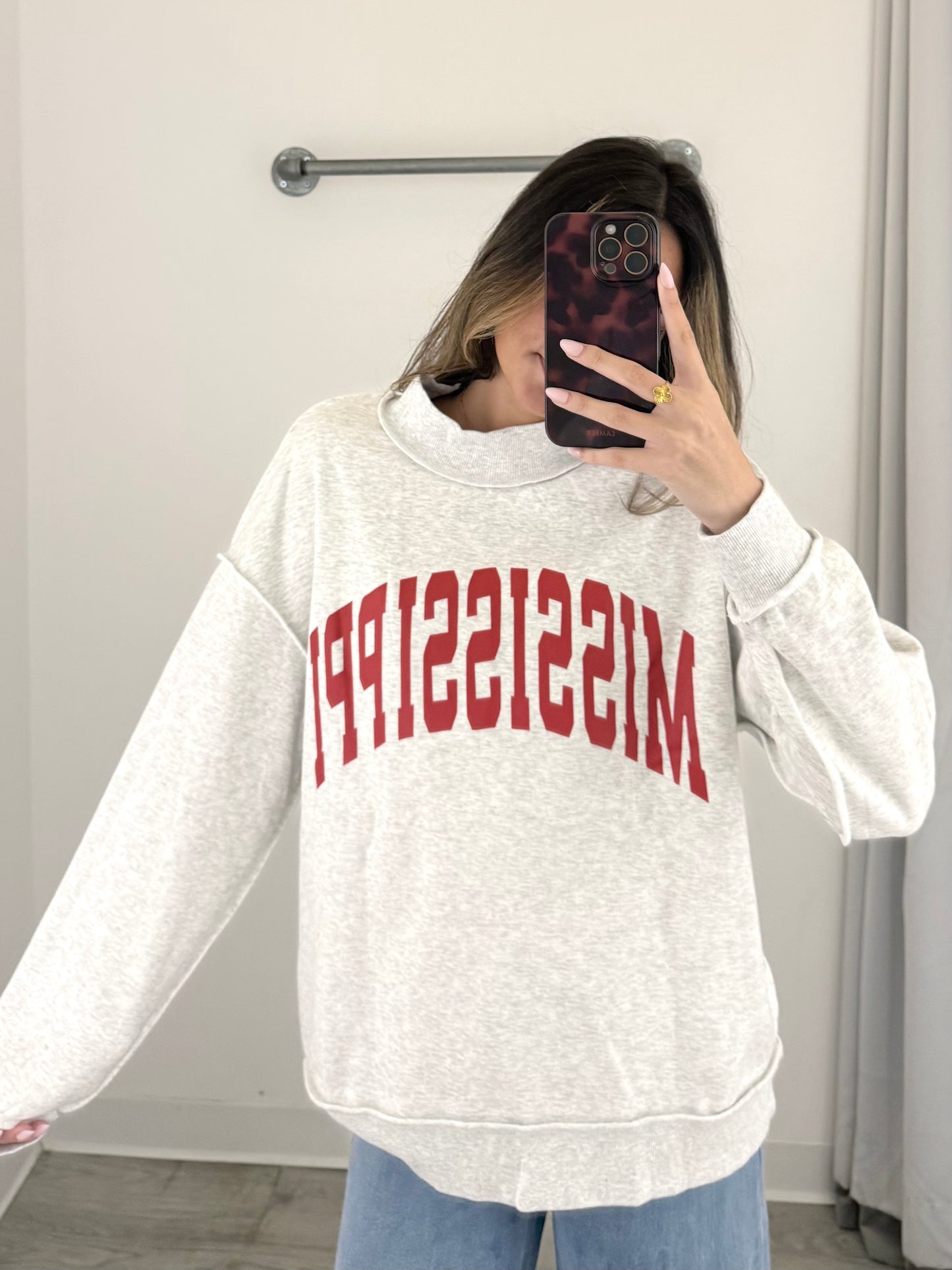MS Reversible Mockneck Sweatshirt