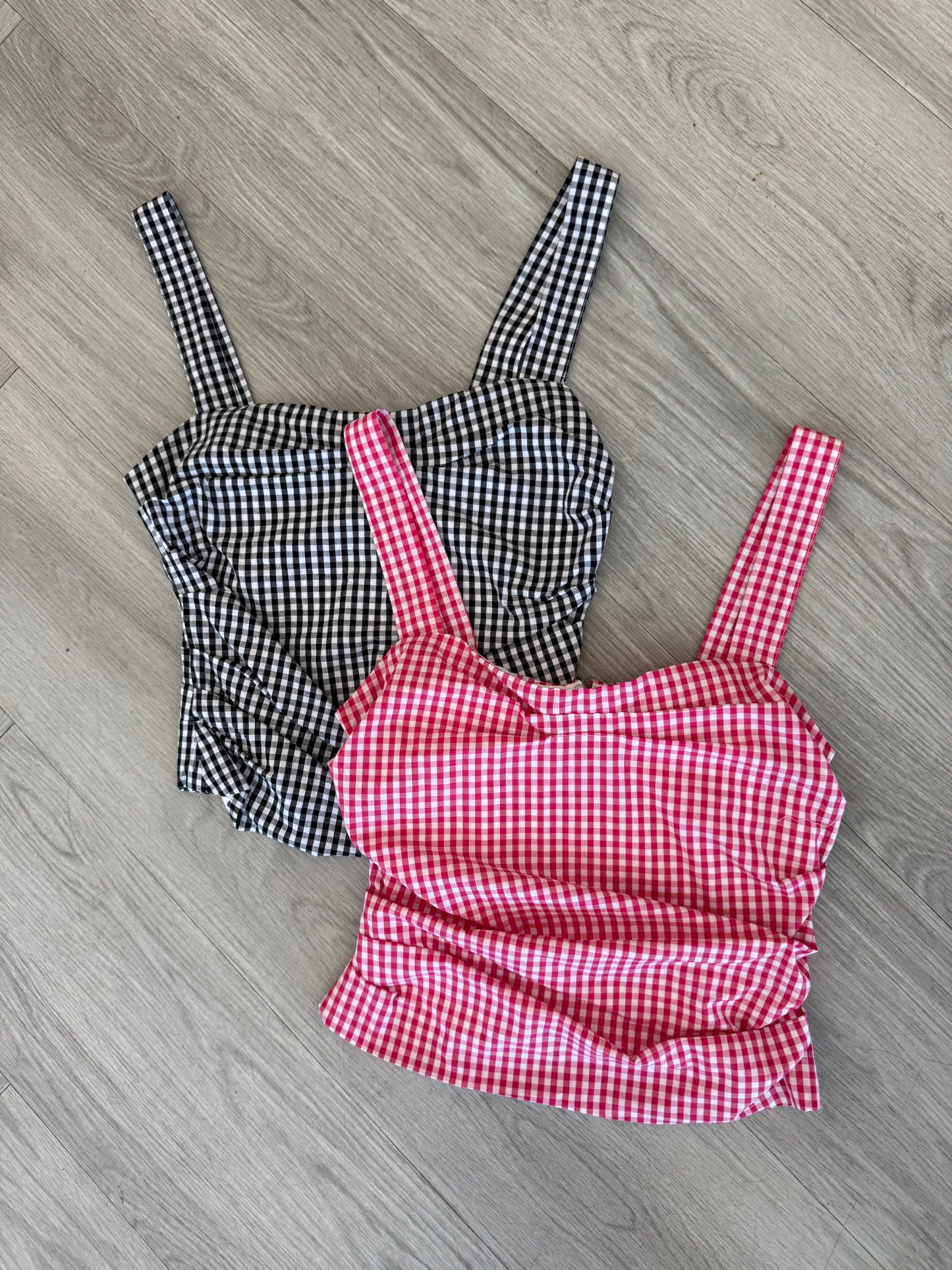 Gingham Tank Top
