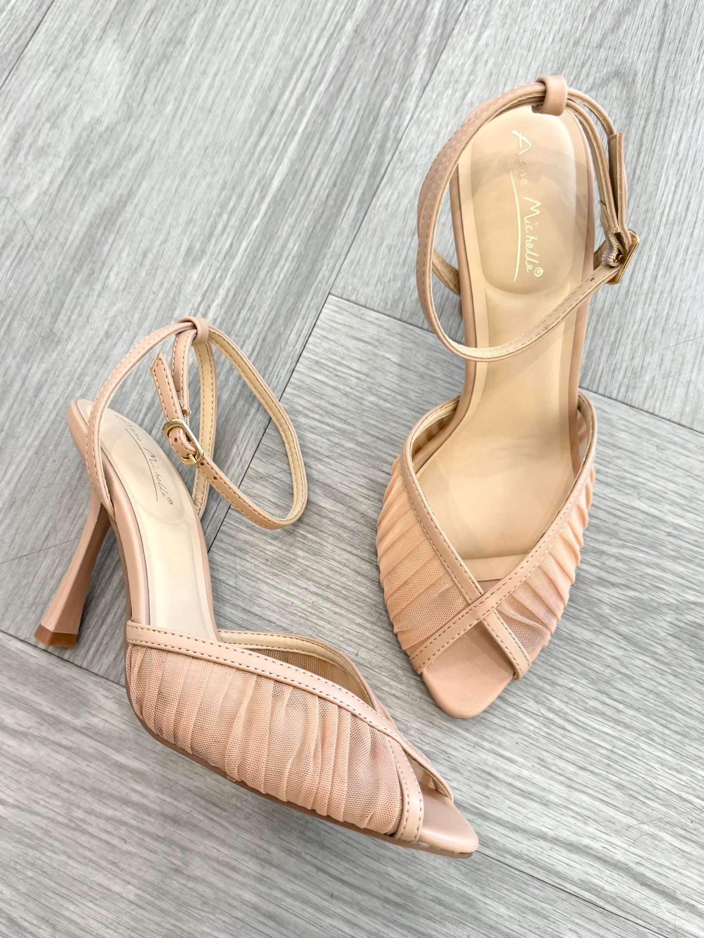 Nude Peep Toe Stiletto