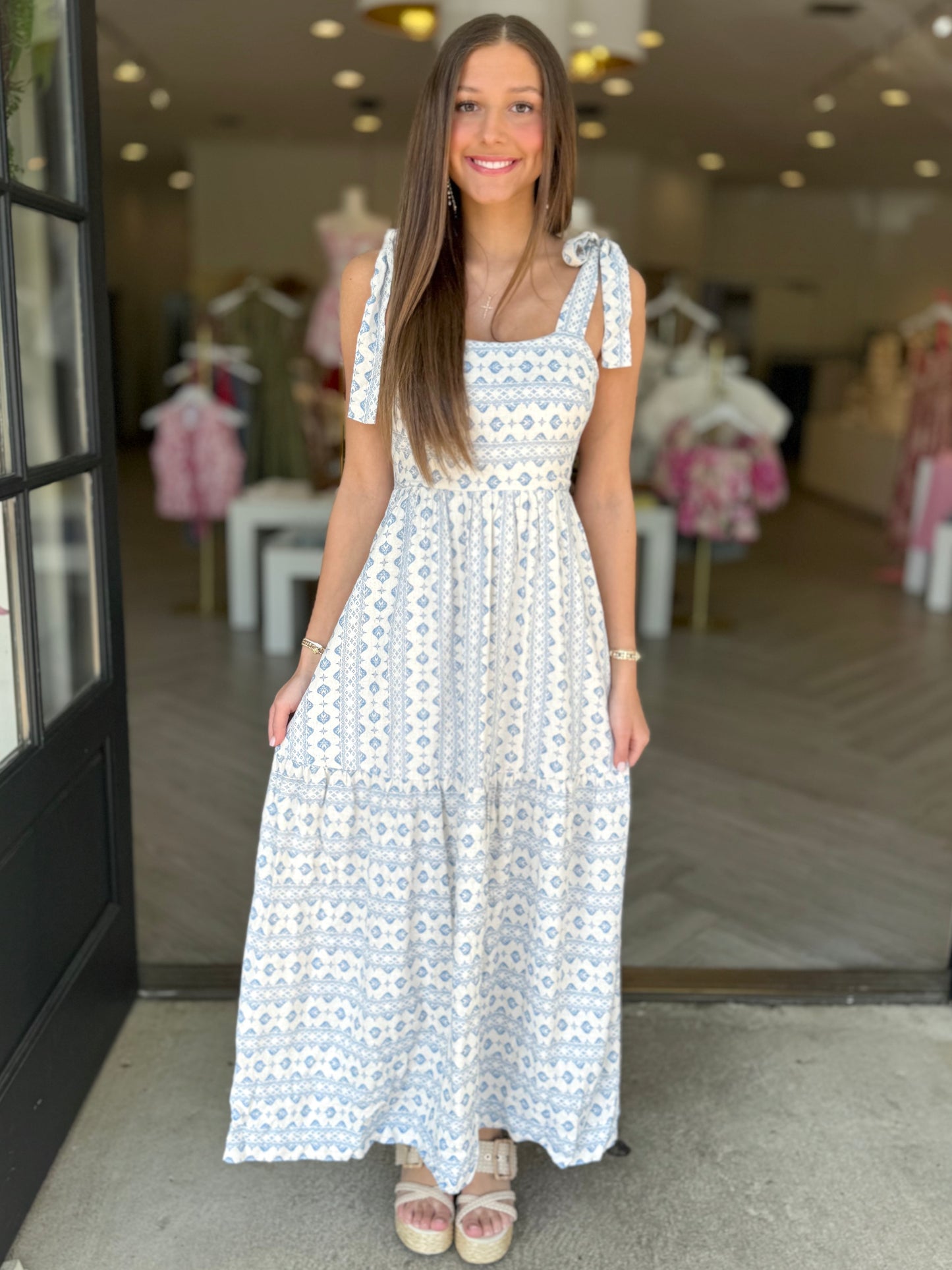 Blue Timeless Elegance Maxi