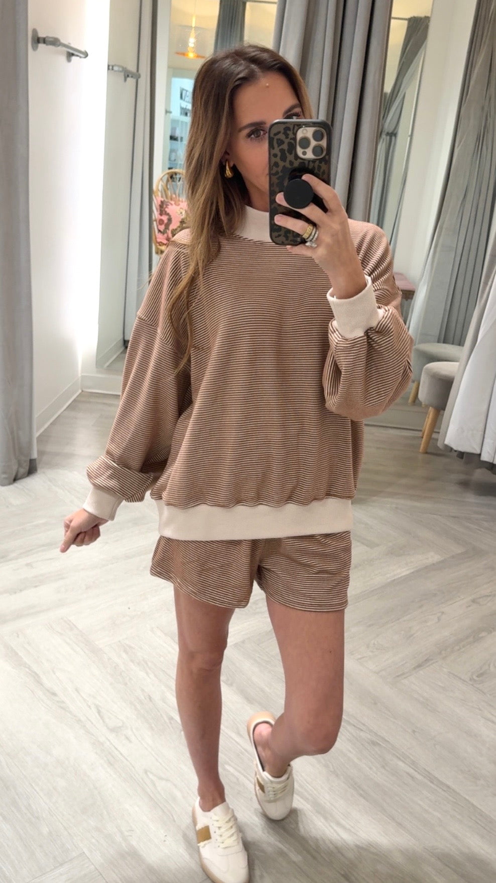 Lounge Stripe Shorts (2 colors)